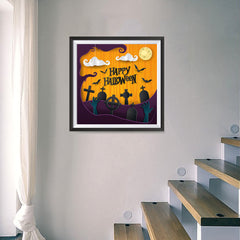 Ezposterprints - Walking Dead Halloween Poster - 16x16 ambiance display photo sample