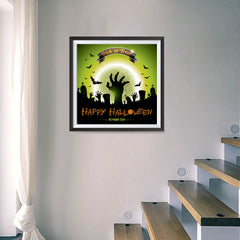 Ezposterprints - Walking Dead 2 Halloween Poster - 16x16 ambiance display photo sample