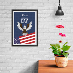 Ezposterprints - July IV Eagle | Independence Day 4th of July Posters - 08x12 ambiance display photo sample
