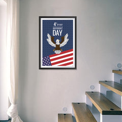 Ezposterprints - July IV Eagle | Independence Day 4th of July Posters - 16x24 ambiance display photo sample