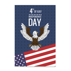 Ezposterprints - July IV Eagle | Independence Day 4th of July Posters