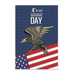 Ezposterprints - July IV Eagle 2 | Independence Day 4th of July Posters