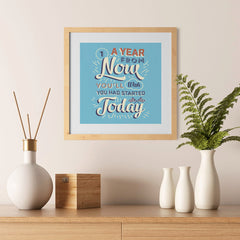 Ezposterprints - A Year From Now - 12x12 ambiance display photo sample