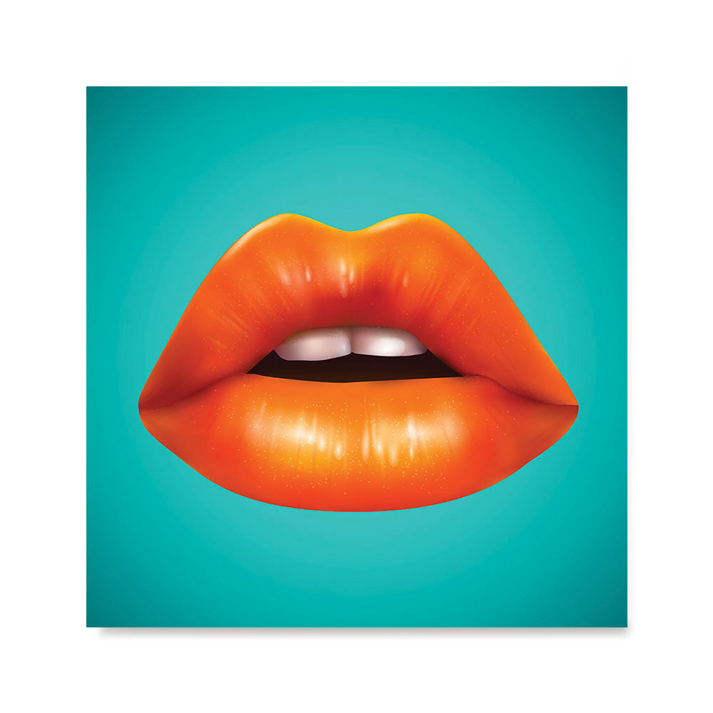 Ezposterprints - The Orange - Pop Art Lip