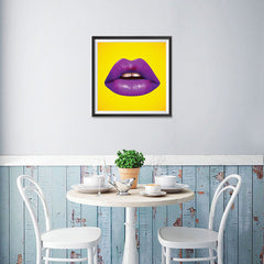 Ezposterprints - The Magenta - Pop Art Lip - 16x16 ambiance display photo sample