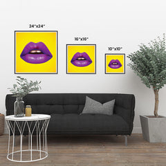 Ezposterprints - The Magenta - Pop Art Lip ambiance display photo sample