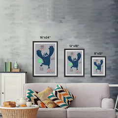 Ezposterprints - How To Identify A Monster? | The Cute Little Monsters Posters ambiance display photo sample