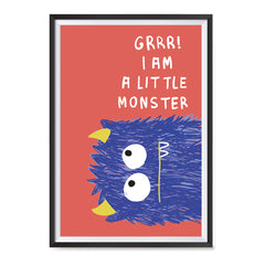 Ezposterprints - Grrr! I Am A Little Monster | The Cute Little Monsters Posters ambiance display photo sample