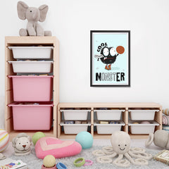 Ezposterprints - Cool Monster | The Cute Little Monsters Posters - 16x24 ambiance display photo sample
