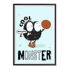Ezposterprints - Cool Monster | The Cute Little Monsters Posters ambiance display photo sample