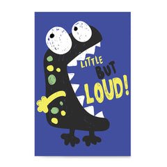 Ezposterprints - Little But Loud | The Cute Little Monsters Posters