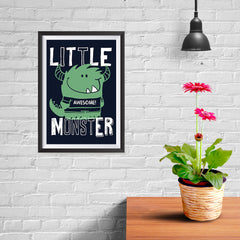 Ezposterprints - Little Awesome Monster - 08x12 ambiance display photo sample