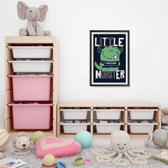 Ezposterprints - Little Awesome Monster | The Cute Little Monsters Posters - 16x24 ambiance display photo sample