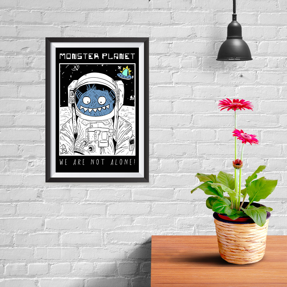 Ezposterprints - Monster Planet, We Are Not Alone - 08x12 ambiance display photo sample
