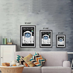 Ezposterprints - Monster Planet, We Are Not Alone | The Cute Little Monsters Posters ambiance display photo sample