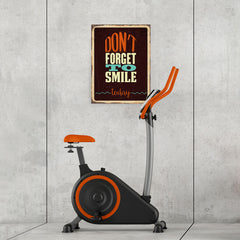 Ezposterprints - Dont Forget Smile | Retro Metal Design Signs Posters - 18x24 ambiance display photo sample