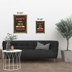 Ezposterprints - Dont Stop | Retro Metal Design Signs Posters ambiance display photo sample