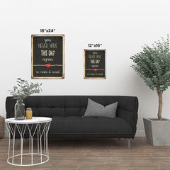 Ezposterprints - Never Have Again Black | Retro Metal Design Signs Posters ambiance display photo sample