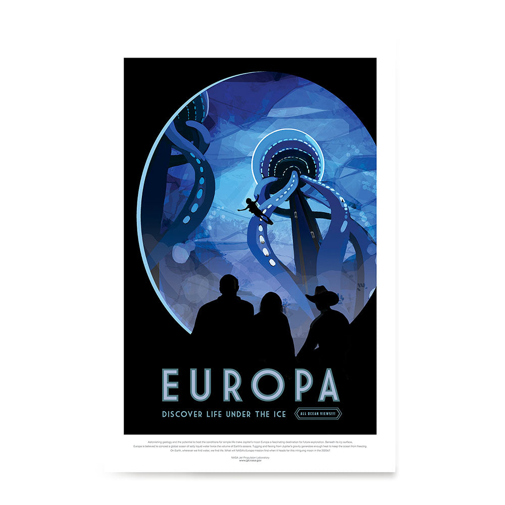 Ezposterprints - Europa - Discover Life Under The Ice