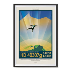 Ezposterprints - HD 40307 G - Experience The Gravity of a Super Earth ambiance display photo sample