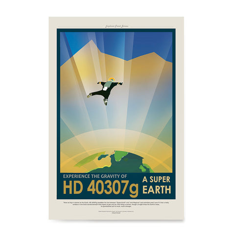 Ezposterprints - HD 40307 G - Experience The Gravity of a Super Earth
