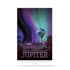 Ezposterprints - Jupiter - Experience The Mighty Auroras
