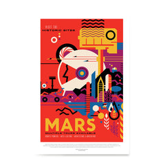 Ezposterprints - Mars - Visit The Historic Sites - Multiple Tours Available