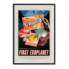 Ezposterprints - 51 Pegasi b - Greetings From Your First Exoplanet ambiance display photo sample