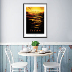 Ezposterprints - Titan - Ride The Tides Through The Throat Of Kraken - 12x18 ambiance display photo sample