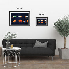 Ezposterprints - Planet And Stars Size Comparision Poster ambiance display photo sample