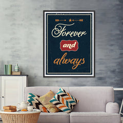 Ezposterprints - Foreever and Always - 36x48 ambiance display photo sample