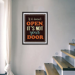 Ezposterprints - If it doesn't open, it's not your door - 18x24 ambiance display photo sample