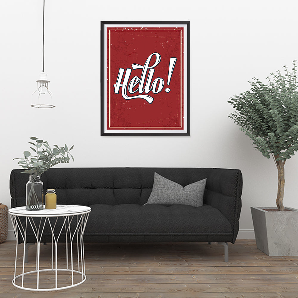Hello!, Retro Quotes Posters – EzPosterPrints