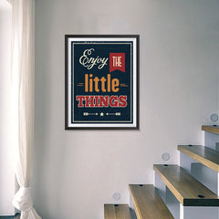 Ezposterprints - Enjoy The Little Thins - 18x24 ambiance display photo sample