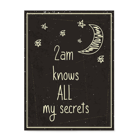 Ezposterprints - 2am Knows All My Secrets