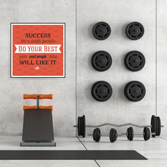 Ezposterprints - Success Has A Simple Formula Do Your Best And People Will Like It - 32x32 ambiance display photo sample