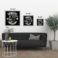 Ezposterprints - Hell Riders Skull Riders ambiance display photo sample