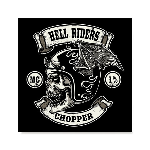 Ezposterprints - Hell Riders Skull Riders