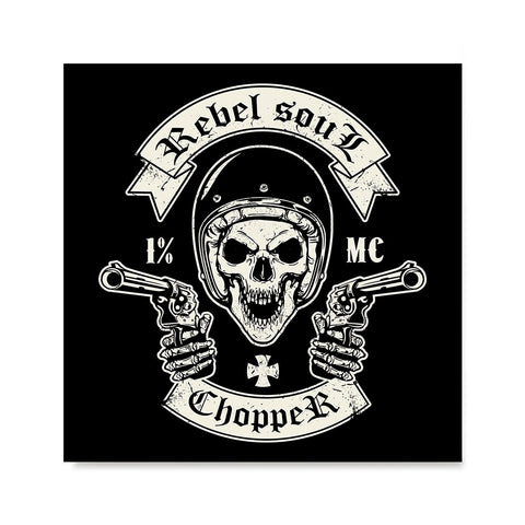 Ezposterprints - Rebel Soul Skull Riders
