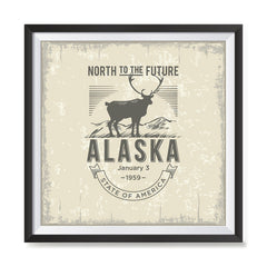 Ezposterprints - Alaska (AK) State Icon general ambiance photo sample