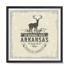 Ezposterprints - Arkansas (AR) State Icon general ambiance photo sample