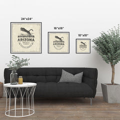 Ezposterprints - Arizona (AZ) State Icon ambiance display photo sample