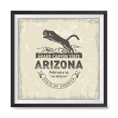 Ezposterprints - Arizona (AZ) State Icon general ambiance photo sample