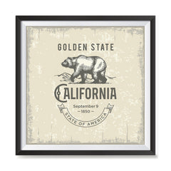 Ezposterprints - California (CA) State Icon general ambiance photo sample