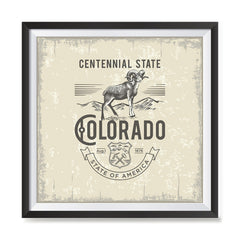 Ezposterprints - Colorado (CO) State Icon general ambiance photo sample