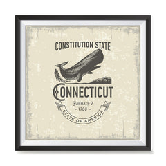 Ezposterprints - Connecticut (CT) State Icon general ambiance photo sample
