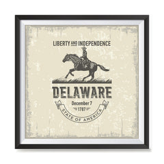 Ezposterprints - Delaware (DE) State Icon general ambiance photo sample