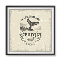 Ezposterprints - Georgia (GA) State Icon general ambiance photo sample