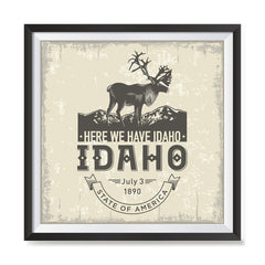 Ezposterprints - Idaho (ID) State Icon general ambiance photo sample