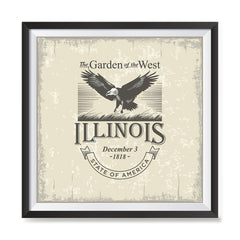 Ezposterprints - Illinois (IL) State Icon general ambiance photo sample